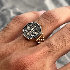 تصویر انگشتر طرح طلا فروهر 