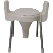 تصویر توالت فرنگی پلاستیکی دسته دار 