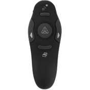 تصویر پرزنتر 5 کلید به همراه لیزر پوینتر مدل AMP16AP 2.4GHz Wireless Presenter Remote