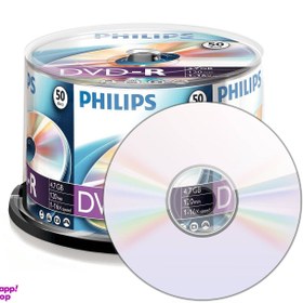 تصویر دی وی دی خام فیلیپس مدل DVD-R 