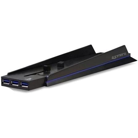 Horizontal Console Stand for Playstation 5 with 4-Port USB Hub and Base  Skate Holder 3 Charging Port Extension &1 USB 2.0 Data Port,Compatible with  Playstation 5 Disc & Digital Edition 