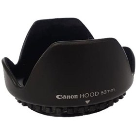 تصویر هود لنز پیچی داخل مخمل کانن Canon Lens Hood 52mm 