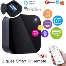 تصویر رﯾﻤﻮت IR ﻫﻮﺷﻤﻨﺪ ZR-UFO-R11 پروتکل Zigbee برند Moes Tuya ZigBee Smart IR Remote Control ZR-UFO-R11