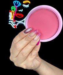 تصویر رژگونه پودری مهرونا کد سه 