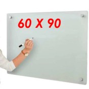 تصویر تخته وایت برد شیشه ای مغناطیسی سایز 