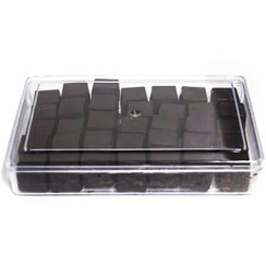 تصویر شیرینی شکلاتی کنجد بار ثنا بدون قند 