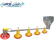 تصویر سیستم دانخوری بشقابی اتوماتیک بلدرچین 