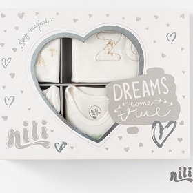 تصویر ست 13 تیکه بیمارستانی نیلی nili طرح جنگل کد 3979 