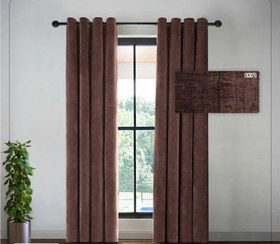 تصویر پرده مخمل شانل 