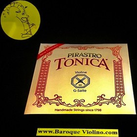 تصویر سیم ویولن پیراسترو مدل تونیکا قرمز ا Pirastro Tonica Violin String Pirastro Tonica Violin String