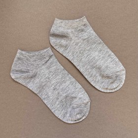 تصویر جوراب مچی طوسی کد ۲۵۲ 