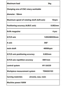 تصویر میلینگ پنج محور MEK 5D DENTAL MILLING MACHINE _ MEK 5D