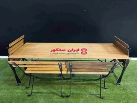 تصویر میز و صندلی تاشو 4 نفره مقاوم - ایران ستکور 