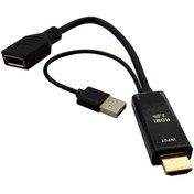 تصویر کابل تبدیل HDMI به DisplayPort ای نت مدل H146 4Kx2K 