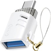 تصویر مبدل OTG USB به Type C ایکس او مدل NB256B 