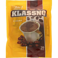 تصویر کافی میکس خامه ای 3 در 1 کلاسنو – 20 عددی KLASSNO 3in1 creme -20sachets