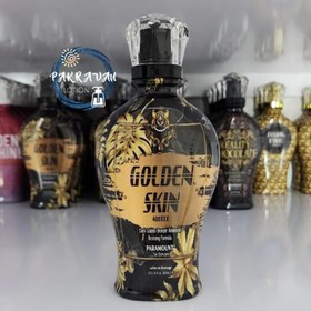 تصویر لوسیون سولاریوم پارامونت مدل Golden Skin حجم 300 میل (اصل) PARAMOUNT Golden Skin