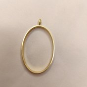 تصویر قاب بیضی زیورآلات ۵ عددی از رزین 