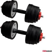 تصویر دمبل 10 کیلوگرمی رکورد 2 عددی record