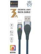 تصویر کابل تبدیل USB3.0 به لایتنینگ لنیز مدل LC941i ا Lenyes Colorful Light Data Cable USB3.0 to Lightning Lenyes Colorful Light Data Cable USB3.0 to Lightning