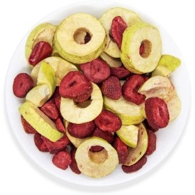 تصویر توت فرنگی و سیب 