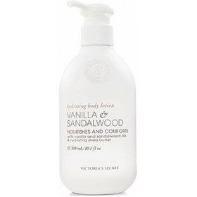 تصویر لوسیون بدن آبرسان وانیلا و صندل وود ویکتوریا سکرت VICTORIA's SECRET VANILLA & SANDALWOOD HYDRATING BODY LOTION