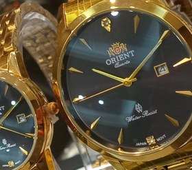 تصویر ساعت ست اورینت کلاسیک استیل Orient