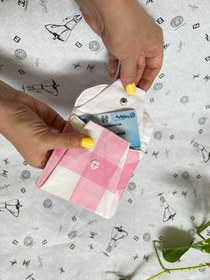 تصویر کیف پول پارچه ای 