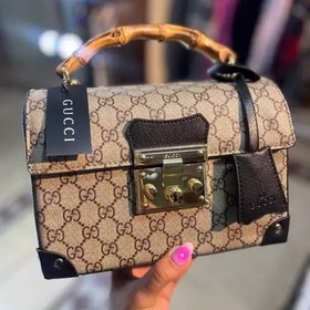 تصویر کیف گوچی دسته بامبو 