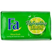 تصویر صابون صورت و بدن فا Fa Refreshing Lemon با رایحه لیموی تازه 125 گرم 