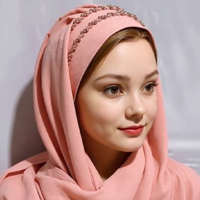 تصویر هد شال مجلسی مشکی 