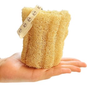 تصویر لیف حمام بالمی مدل لوفا کد NATURAL BATH SPONGE 