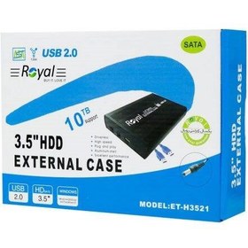 تصویر باکس هارد رویال Royal ET-H3521 3.5-inch USB 2.0 HDD + آداپتور 