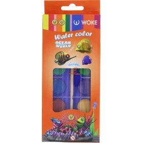 تصویر آبرنگ 12 رنگ ووک 1215 WOKE آبرنگ-12-رنگ-ووک-1215-woke