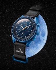 تصویر ساعت امگا سواچ مدل Omega Swatch MISSION MOONSHINE BLUEMOON 