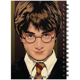 تصویر دفتر زبان 50 برگ طرح harry potter کد 082 