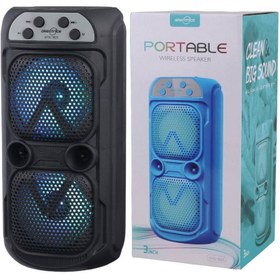 تصویر اسپیکر بلوتوثی قابل حمل گریت نایس مدل GTS-1823 Greatnice GTS-1823 Portable Bluetooth Speaker