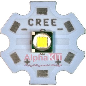 تصویر ال ای دی پاور 10 وات کری آفتابی مناسب چراغ قوه پلیسی 10W CREE