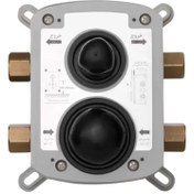 تصویر شیر مرکزی توکار توالت بیده شودر تیپ A 