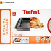 تصویر مجموعه 2 عددی ظرف فر ایزی گریپ تفال مدل J125A264 Easy grip Oven Dish