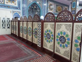 تصویر پارتیشن چوبی مساجد 