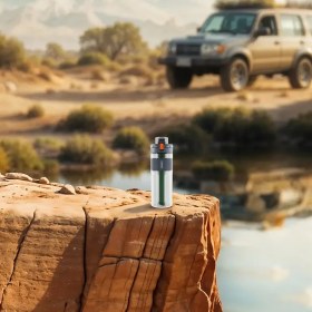 تصویر بطری آب تصفیه کننده دو مرحله ای پرودو ۶۰۰ میلی لیتر 