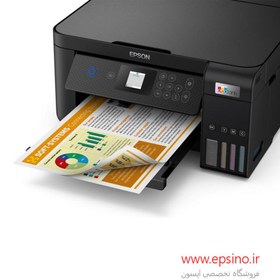 تصویر پرینتر چندکاره جوهرافشان اپسون مدل EcoTank L4260 Epson EcoTank L4260 Inkjet Printer