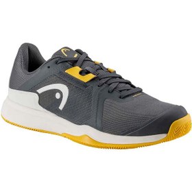 تصویر کفش تنیس مردانه هد | Sprint Team 3.5 Clay Dark Grey/Yellow 