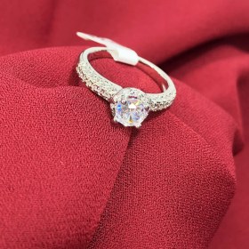 تصویر انگشتر تک نگین 