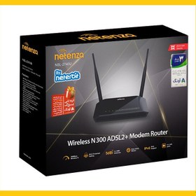 تصویر مودم روتر نتربیت مدل Netenza NSL-2740U ا Neterbit Netenza NSL-2740U Wireless Modem Router Neterbit Netenza NSL-2740U Wireless Modem Router