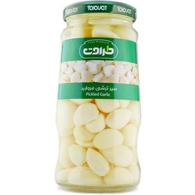 تصویر ترشی سیر مروارید طراوت 600 گرمی 