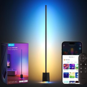 تصویر چراغ هوشمند اسپیکر دار گووی Govee Lyra RGBICWW Corner Floor Lamp Pro H6079 
