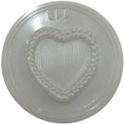 تصویر قالب طلقی هفت سین مدل قلب طنابی کد 113 بی رنگ شفاف