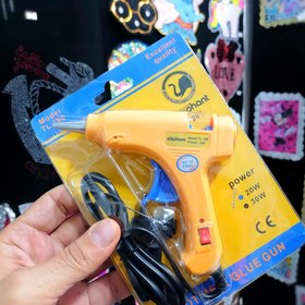 تصویر تفنگ چسب حرارتی ۳۰ وات elephant - زرد ا Hot glue gun Hot glue gun